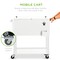 Best Choice Products 80qt Steel Rolling Cooler Cart w/ Bottle Opener, Catch Tray, Drain Plug, Locking Wheels